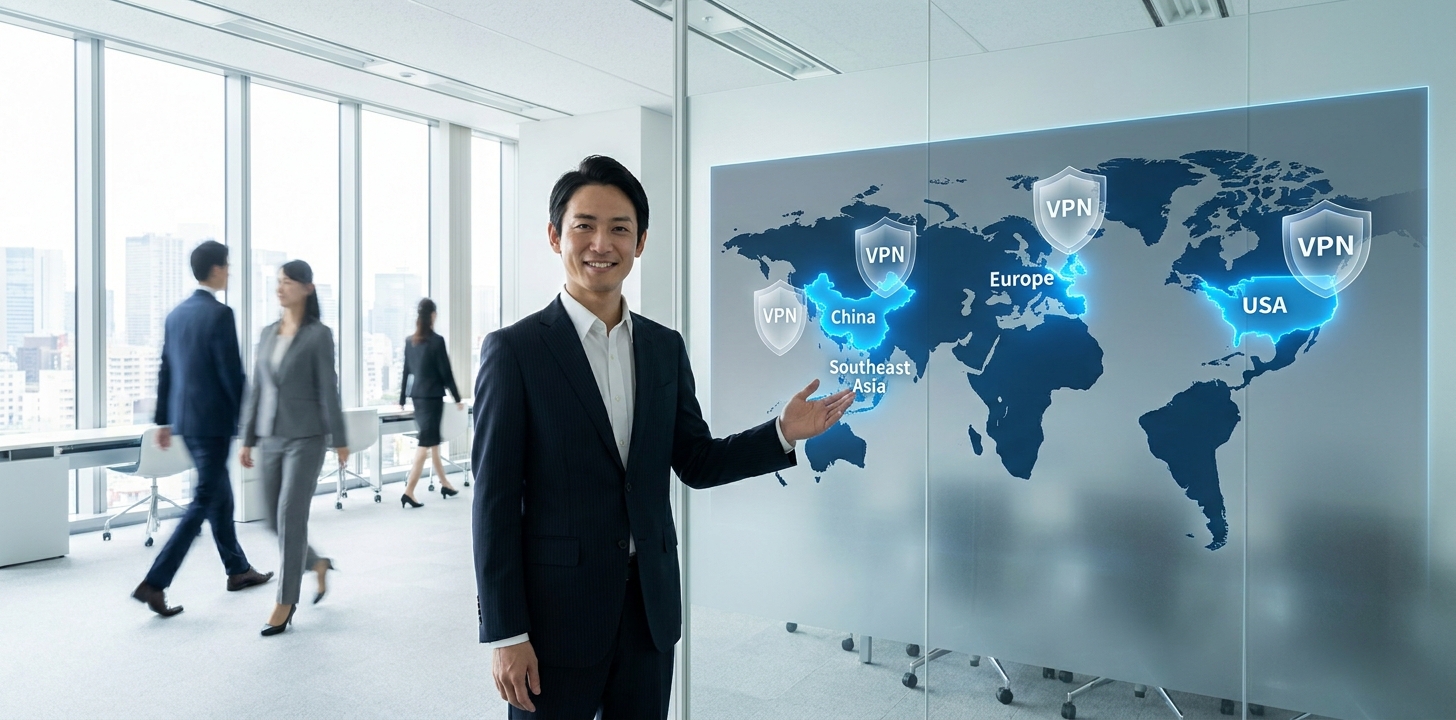 海外駐在員向けVPN完全ガイドのイメージ