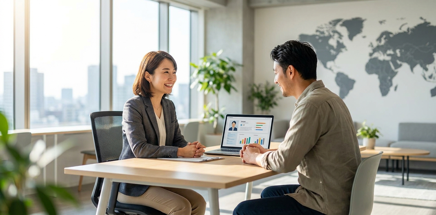 転職エージェントとの面談イメージ